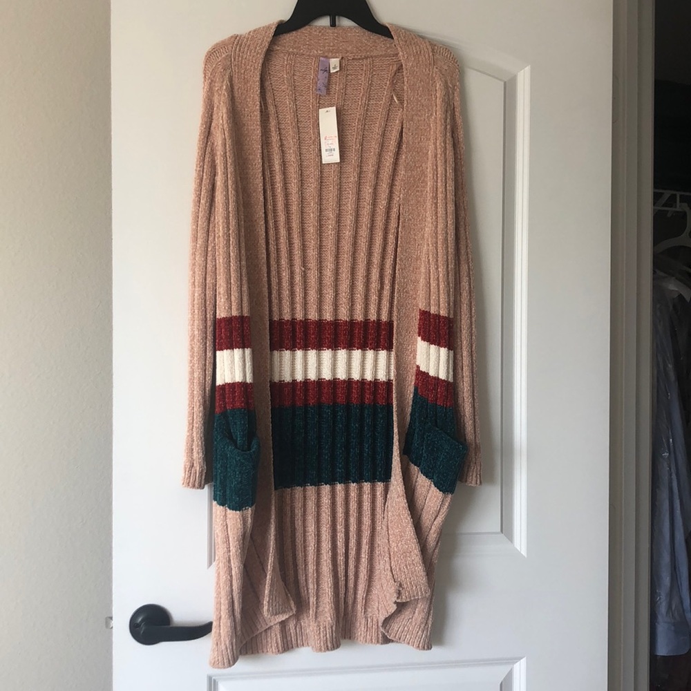 Long Holiday Cardigan.